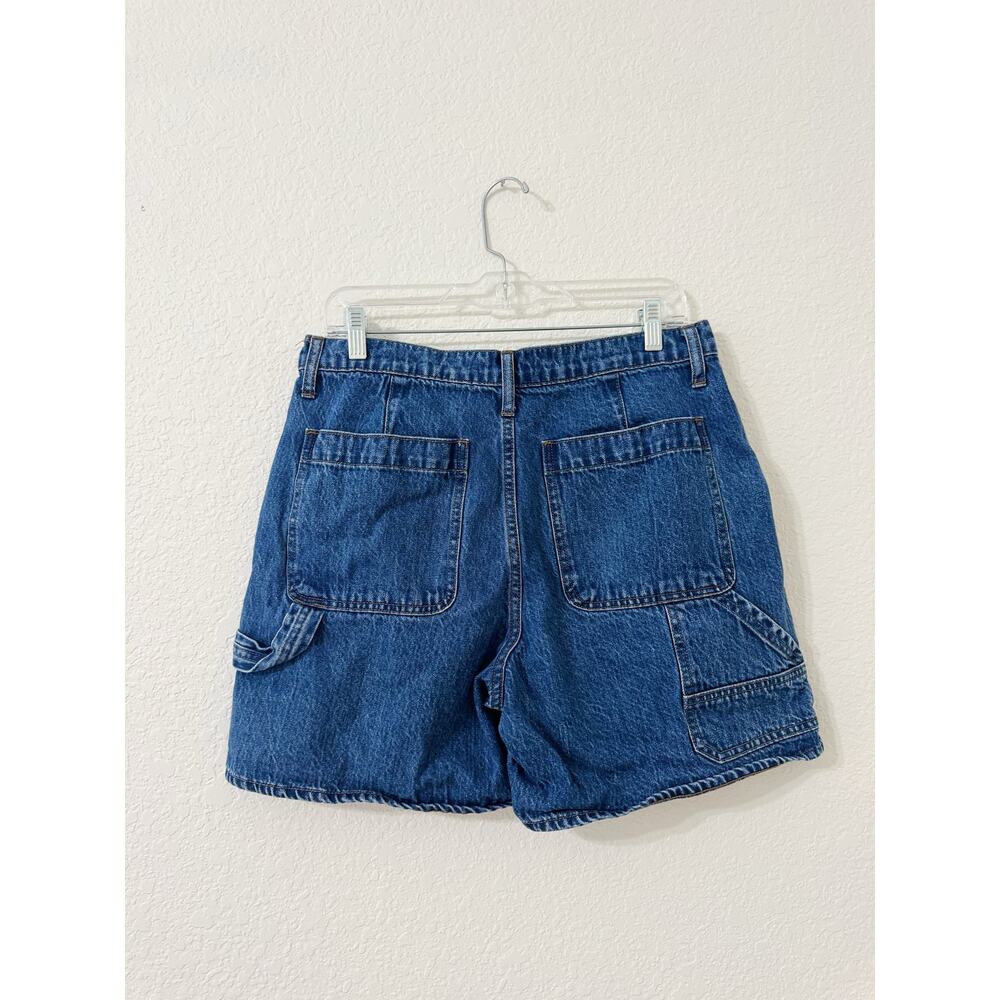 Madewell Baggy Carpenter Jean Shorts Size 29 Blue - Picture 3 of 5